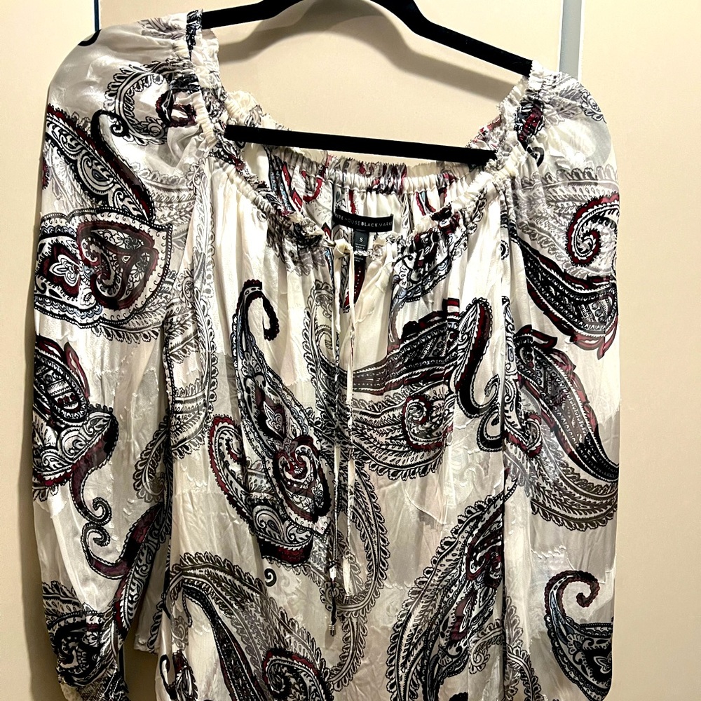 Black House White Market Paisley Blouse